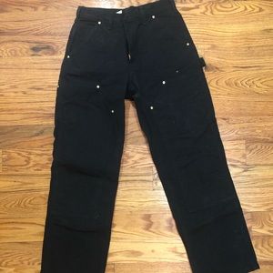 Black Carhartt workwear pants
